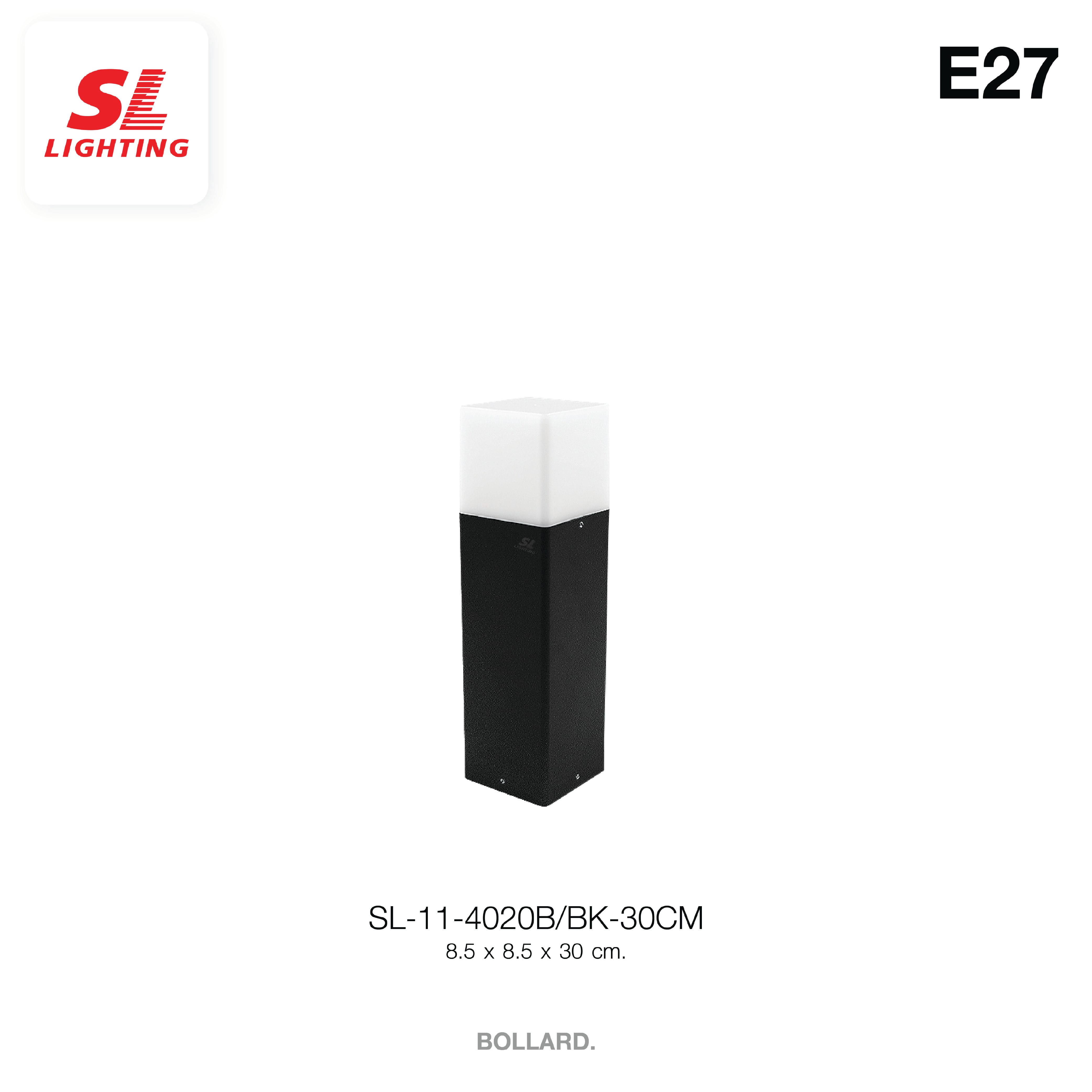 ไฟทางเดิน SL LIGHTING 4020B E27 60 ซม. สีดำ