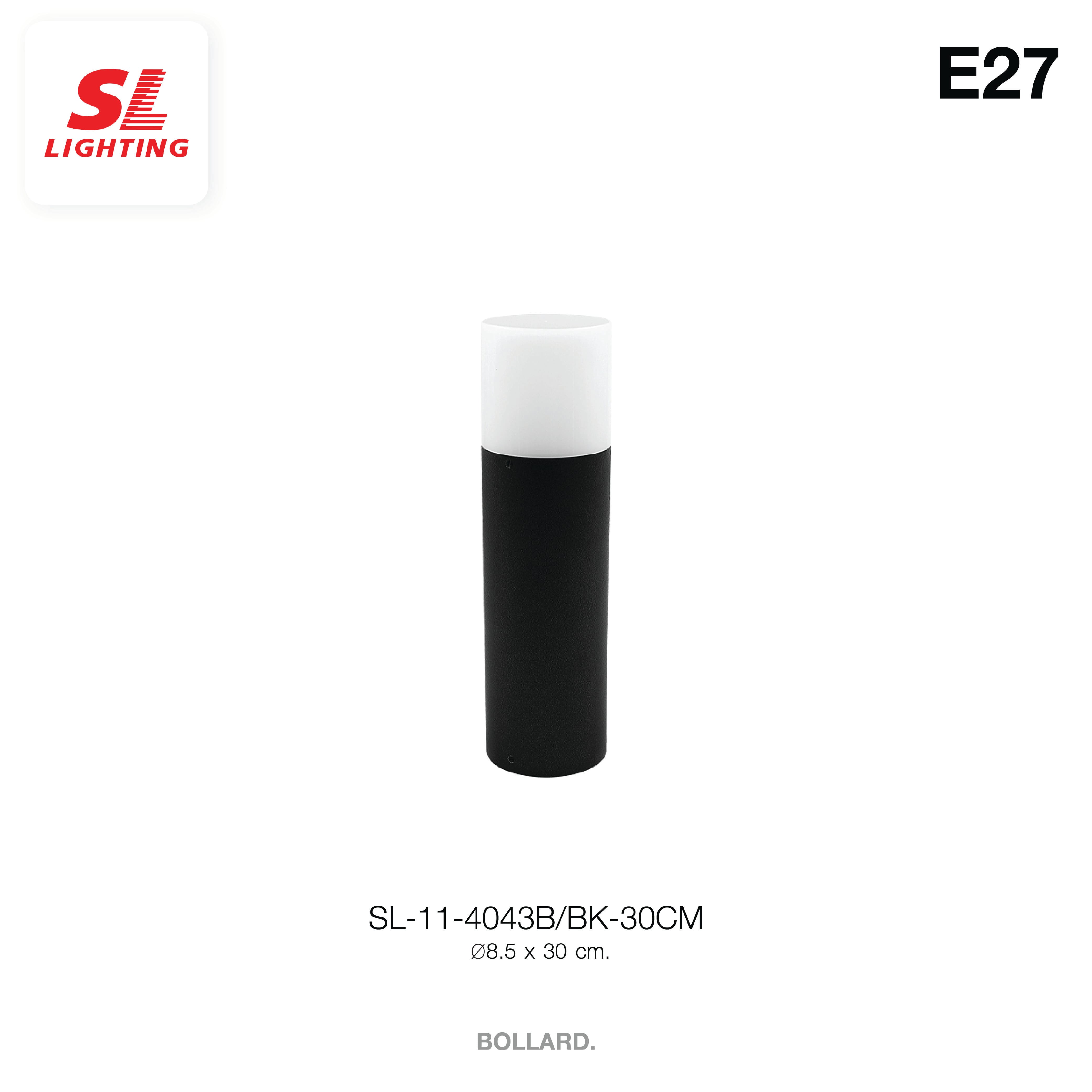 ไฟทางเดิน SL LIGHTING 4043B E27 60 ซม. สีดำ