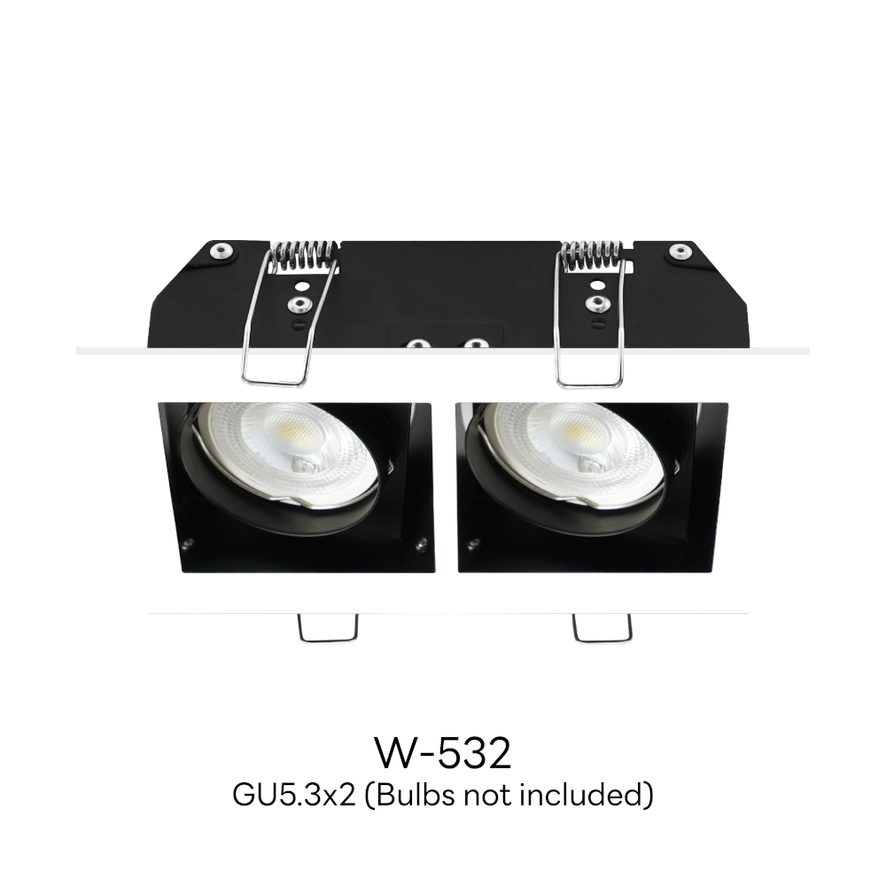 ดาวน์ไลท์ SL LIGHTING 532 ทรงสี่เหลี่ยม สีขาว