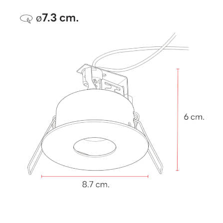 ดาวน์ไลท์ SL LIGHTING 539A สีขาว กลม_2