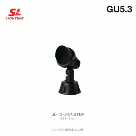 ไฟส่องต้นไม้ SL LIGHTING 5404DD GU5.3 สีดำ_3