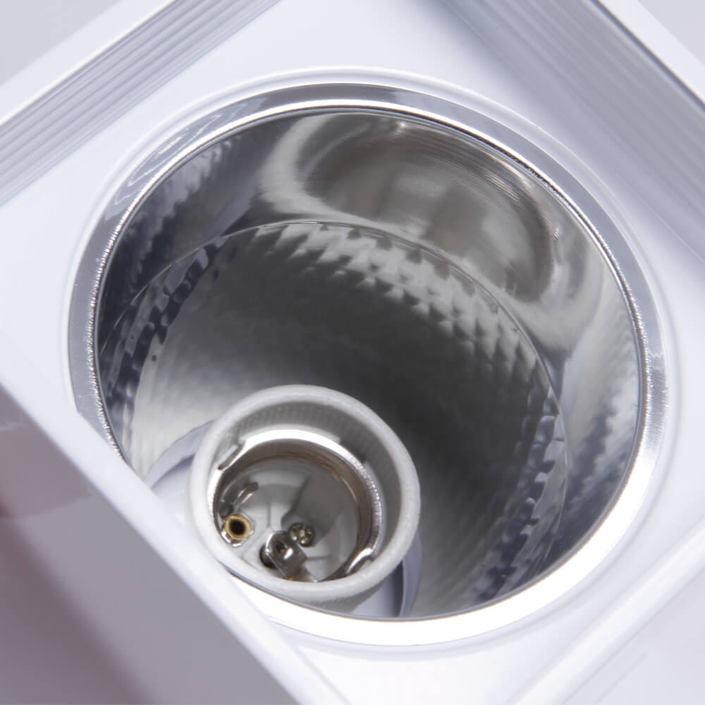 ดาวน์ไลท์ SL LIGHTING 551 สี่เหลี่ยม E27 สีขาว