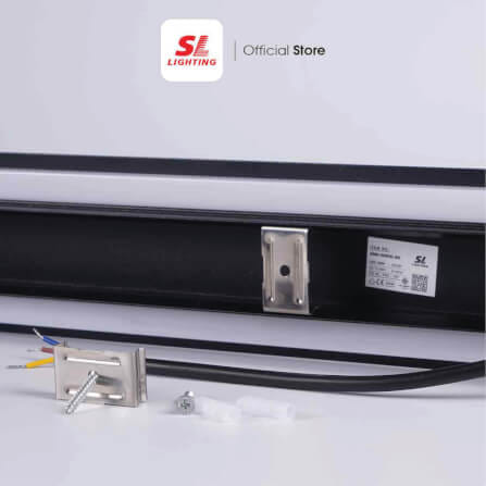 ไฟผนังภายนอก LED SL LIGHTING 5560 20 วัตต์ WARM WHITE สีดำ_3