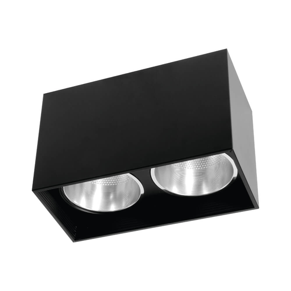 ดาวน์ไลท์ SL LIGHTING 552-2 สี่เหลี่ยม E27 สีดำ