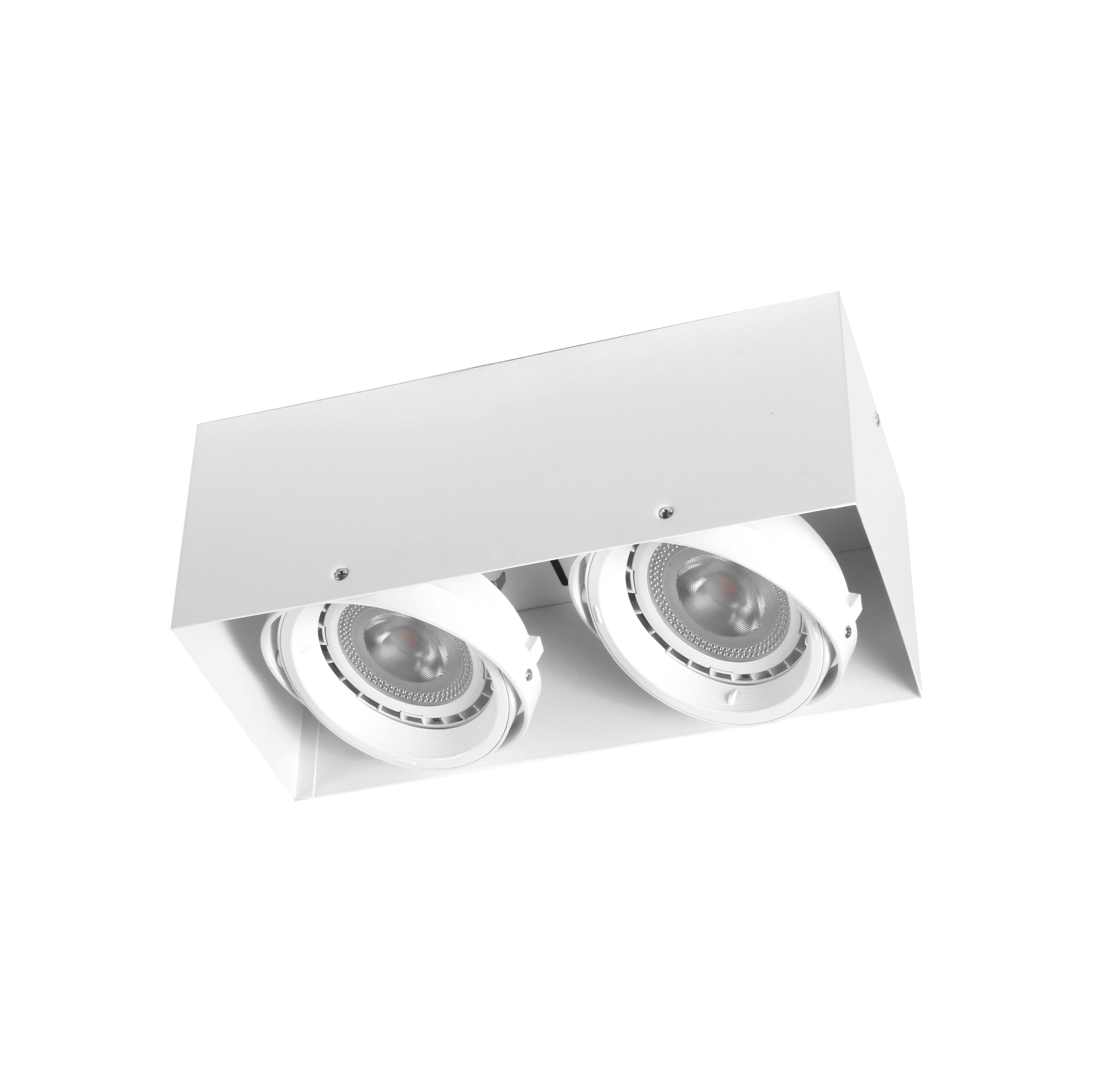 ดาวน์ไลท์ SL LIGHTING 558-2 สี่เหลี่ยม AR111 G53 สีดำ 2-SOCKET_0