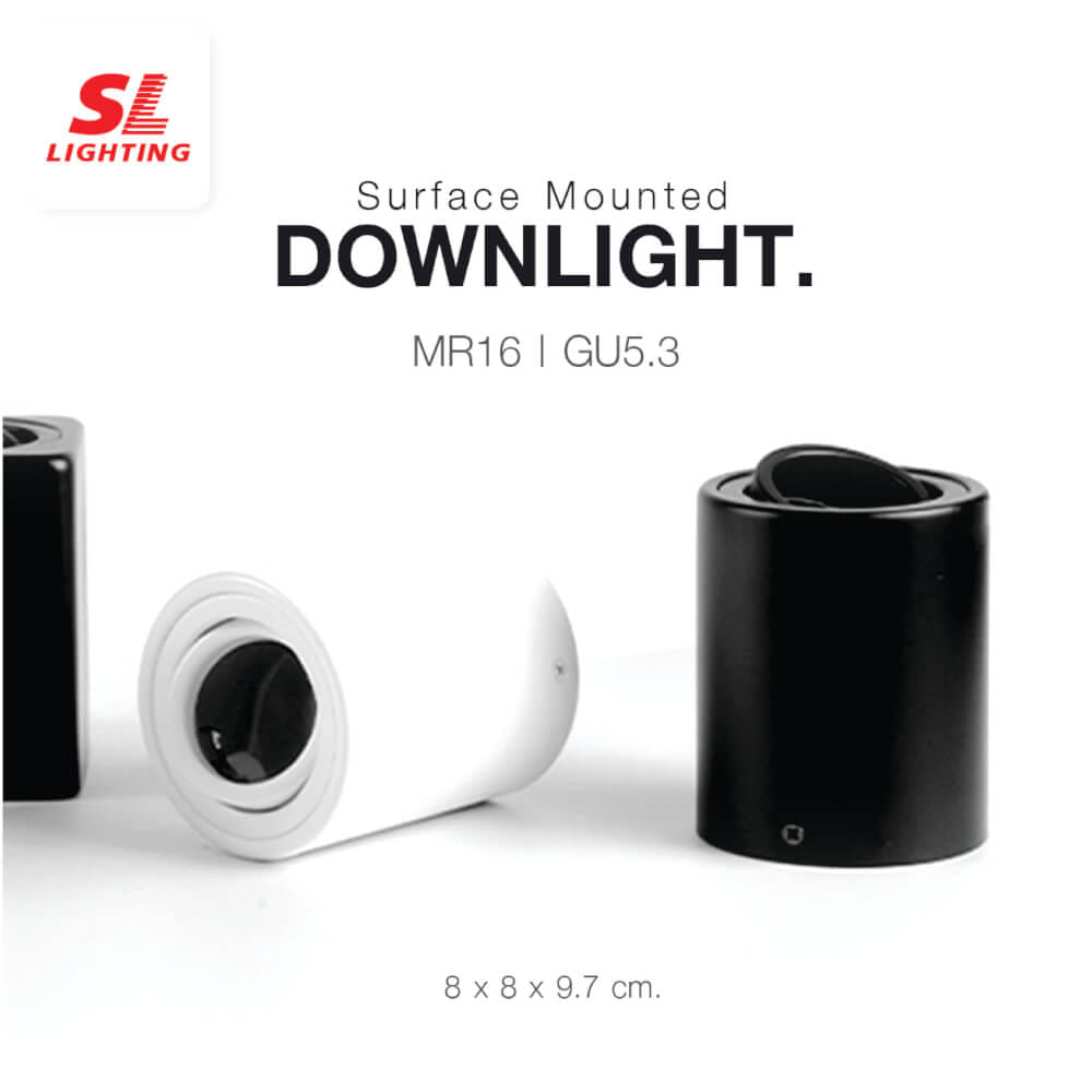 ดาวน์ไลท์ SL LIGHTING 560 กลม GU5.3 สีขาว