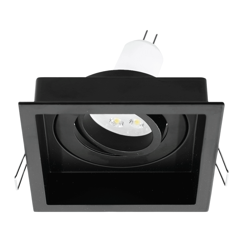 ดาวน์ไลท์ SL LIGHTING 571-1 ทรงสี่เหลี่ยม สีดำ