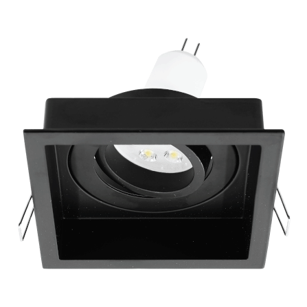 ดาวน์ไลท์ SL LIGHTING 571-1 ทรงสี่เหลี่ยม สีดำ_0