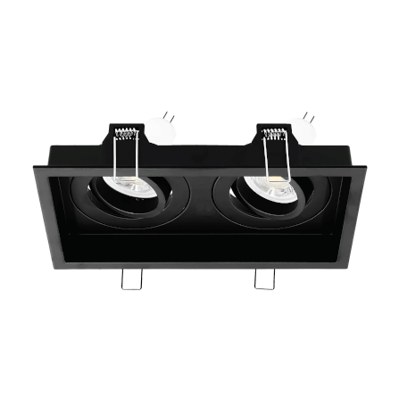 ดาวน์ไลท์ SL LIGHTING 571-2 ทรงสี่เหลี่ยม สีดำ_0