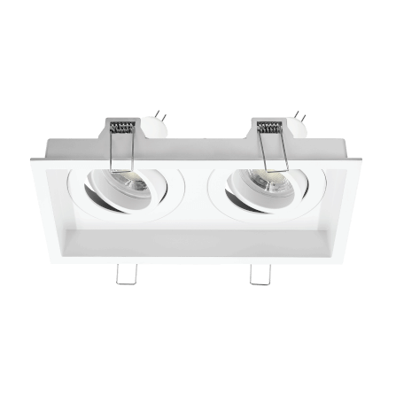 ดาวน์ไลท์ SL LIGHTING 571-2 ทรงสี่เหลี่ยม สีขาว_0