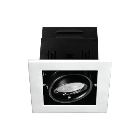 ดาวน์ไลท์ SL LIGHTING 577-1 ทรงสี่เหลี่ยม สีขาว_0