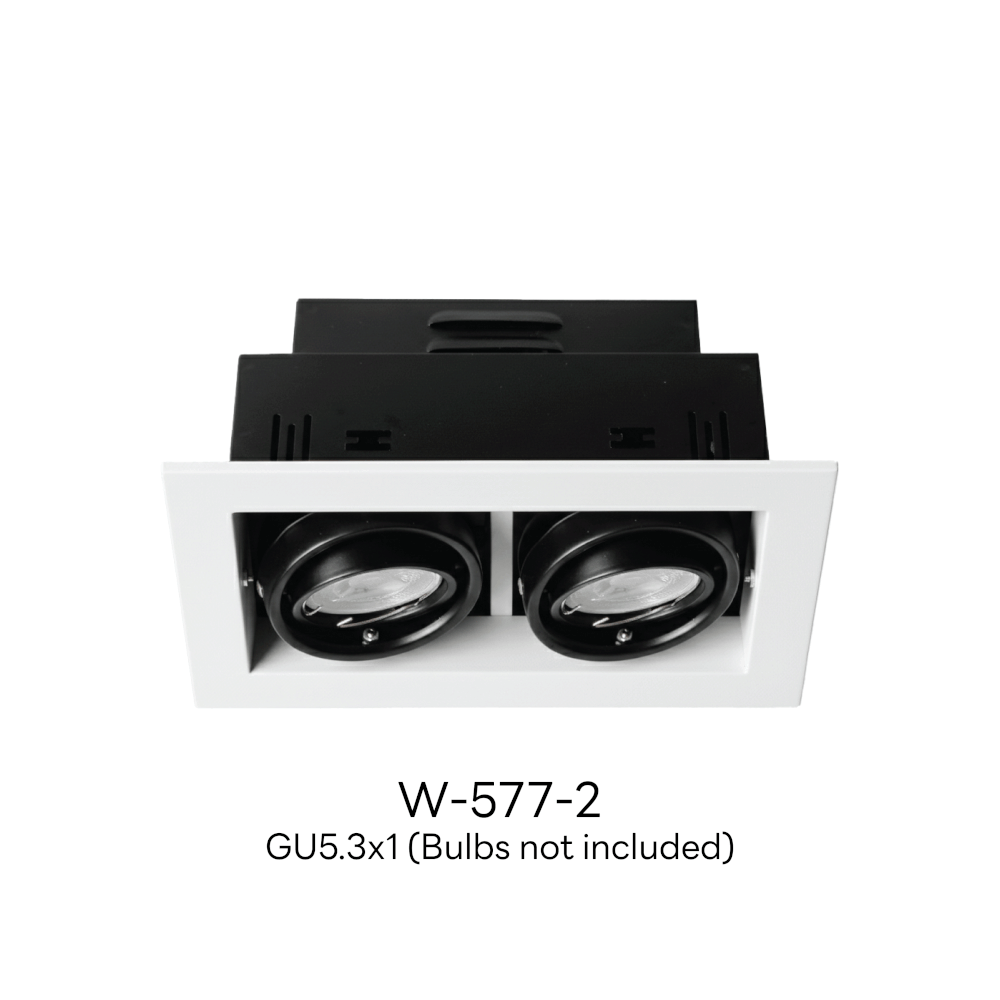 ดาวน์ไลท์ SL LIGHTING 577-2 ทรงสี่เหลี่ยม สีขาว