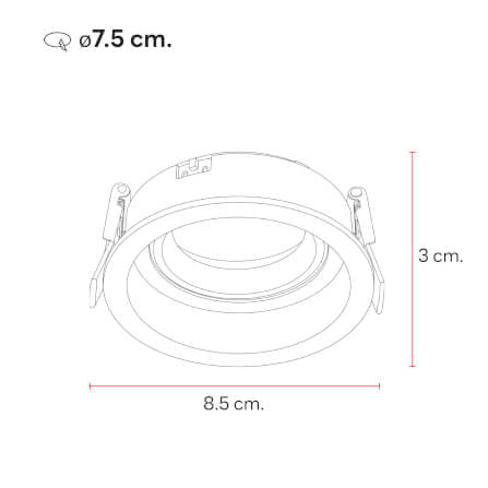 ดาวน์ไลท์ SL LIGHTING 580 สีขาว กลม_3
