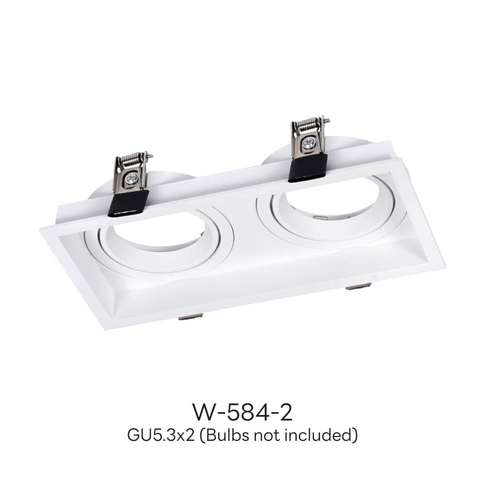 ดาวน์ไลท์ SL LIGHTING 584-2 สีขาว สี่เหลี่ยม