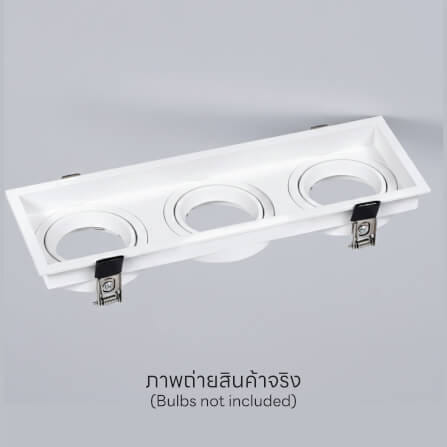 ดาวน์ไลท์ SL LIGHTING 584 ทรงสี่เหลี่ยม สีขาว_4