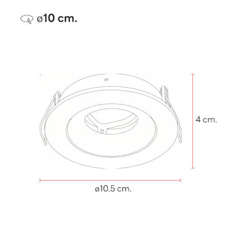 ดาวน์ไลท์ SL LIGHTING 588-1 สีขาว กลม_3