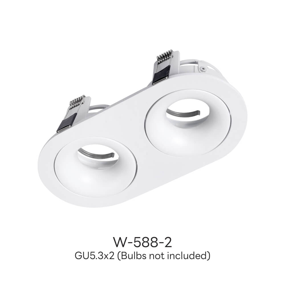 ดาวน์ไลท์ SL LIGHTING 588-2 สีขาว วงรี