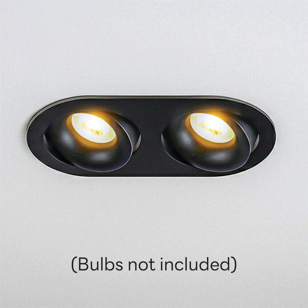 ดาวน์ไลท์ SL LIGHTING 588-2 สีดำ วงรี