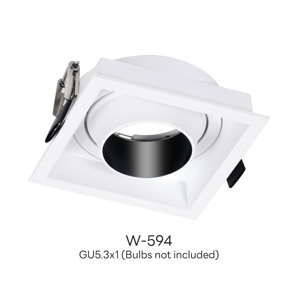 ดาวน์ไลท์ SL LIGHTING 594 สีขาว สี่เหลี่ยม