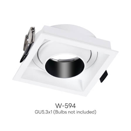 ดาวน์ไลท์ SL LIGHTING 594 สีขาว สี่เหลี่ยม_2