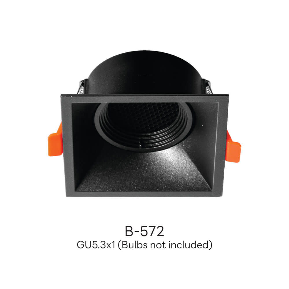 ดาวน์ไลท์ SL LIGHTING 572 สีดำ สี่เหลี่ยม