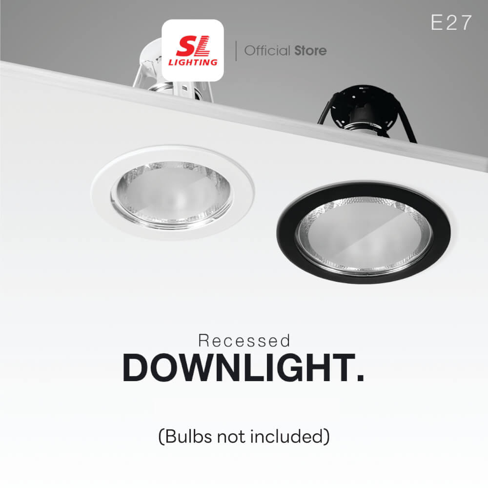 ดาวน์ไลท์ SL LIGHTING 625 5 นิ้ว ทรงกลม สีขาว (หน้ากระจก)