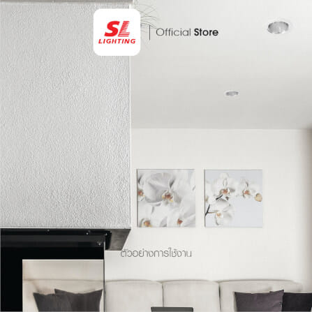 ดาวน์ไลท์ SL LIGHTING 625 5 นิ้ว ทรงกลม สีขาว (หน้ากระจก)_2