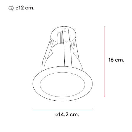 ดาวน์ไลท์ SL LIGHTING 620 4 นิ้ว ทรงกลม สีขาว_1