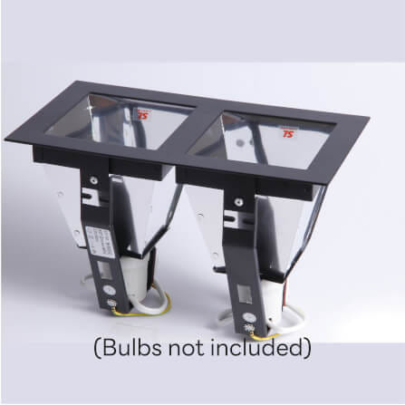 ดาวน์ไลท์ SL LIGHTING 630 ทรงสี่เหลี่ยม สีดำ_1