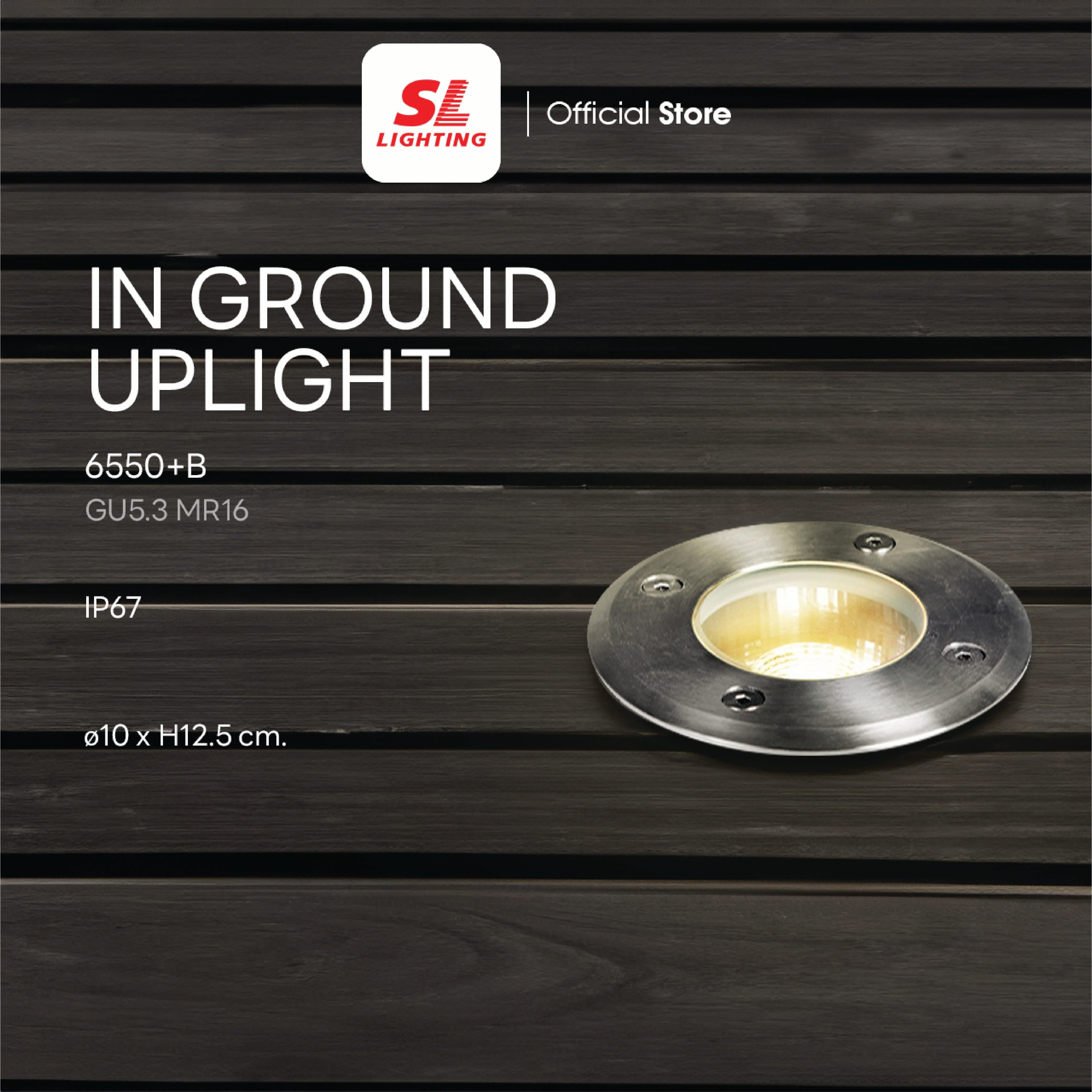 ไฟฝังพื้น SL LIGHTING 6550 MR16 GU5.3 สีเงิน
