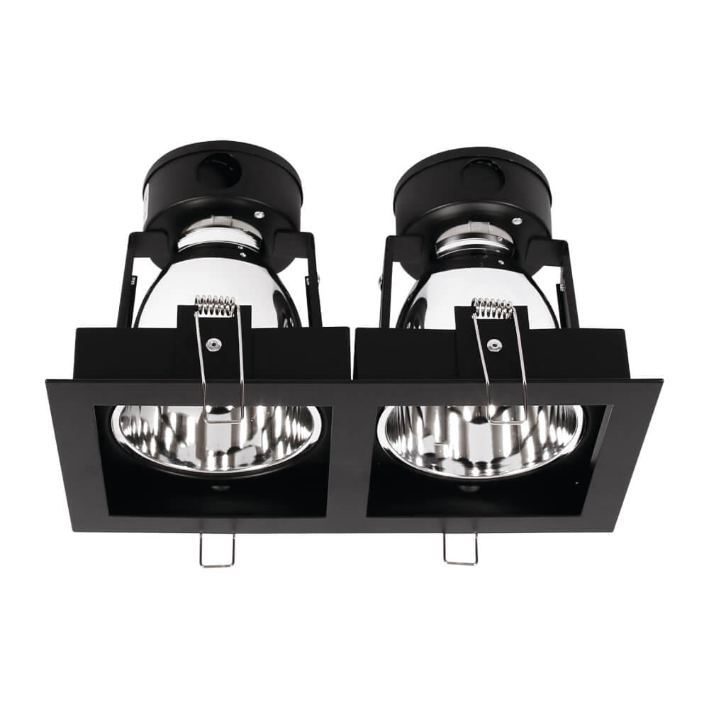 ดาวน์ไลท์ SL LIGHTING 662 10 นิ้ว ทรงสี่เหลี่ยม สีดำ