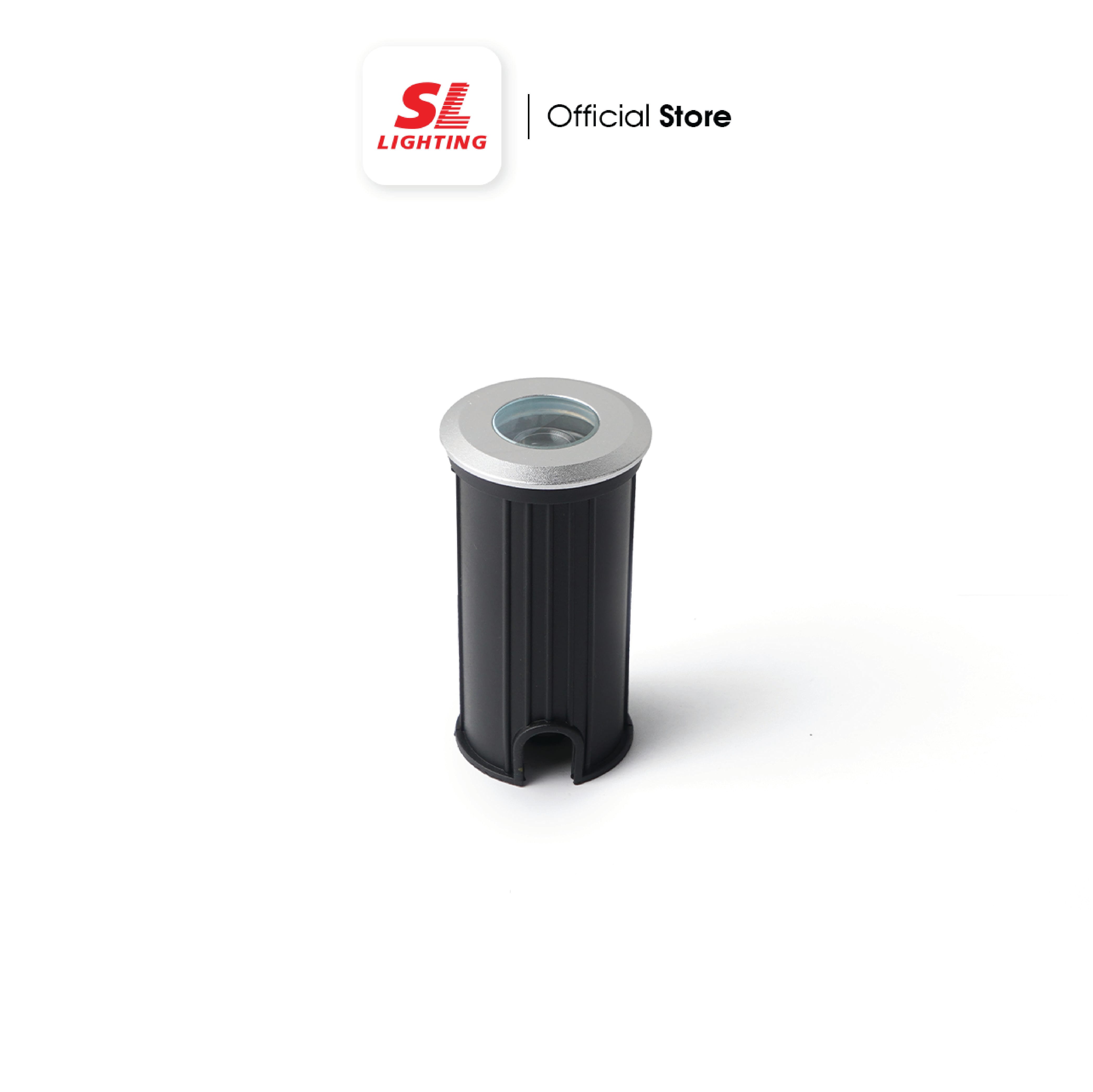ไฟฝังพื้น LED SL LIGHTING 6641 2W WARM WHITE สีดำ