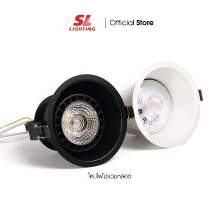 ดาวน์ไลท์ SL LIGHTING 666 กลม PAR30 E27 สีดำ_2
