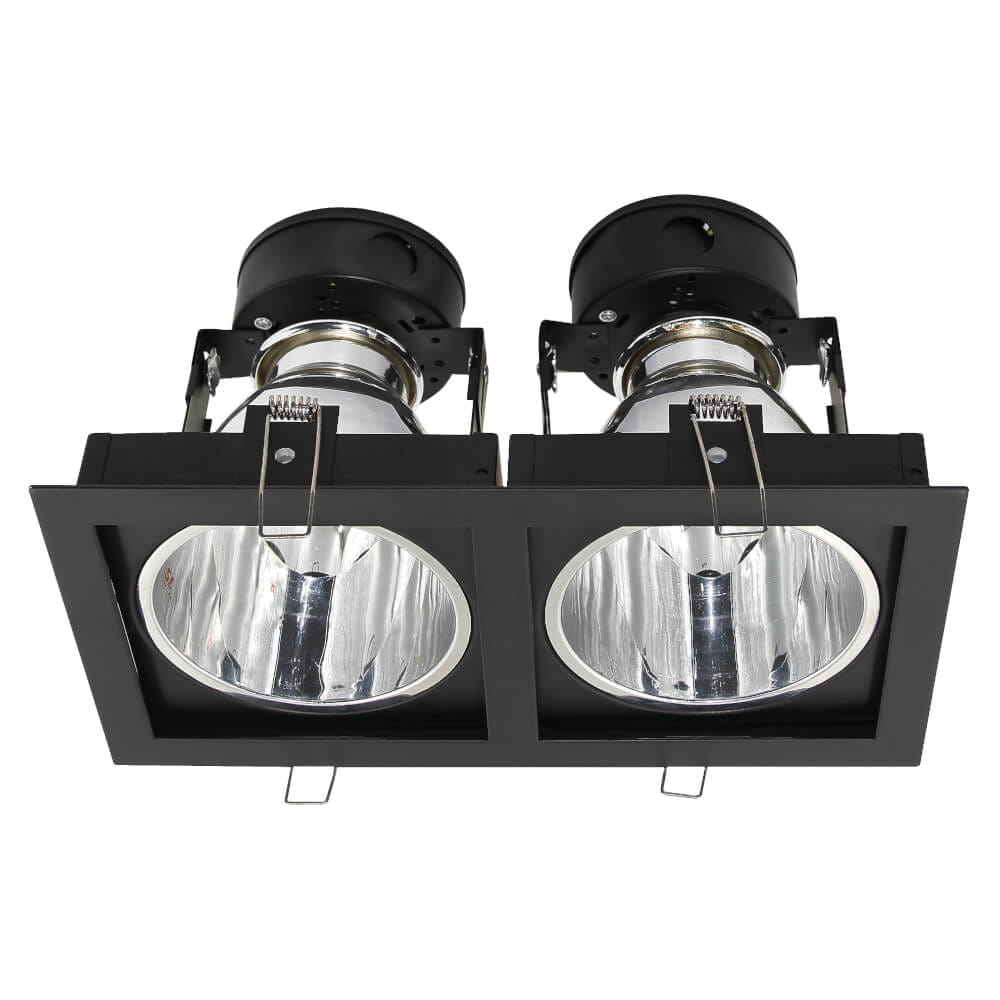 ดาวน์ไลท์ SL LIGHTING 668 ทรงสี่เหลี่ยม สีดำ