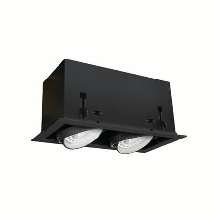 ดาวน์ไลท์ SL LIGHTING 672 สี่เหลี่ยม PAR30 E27 2 ขั้ว สีดำ_0