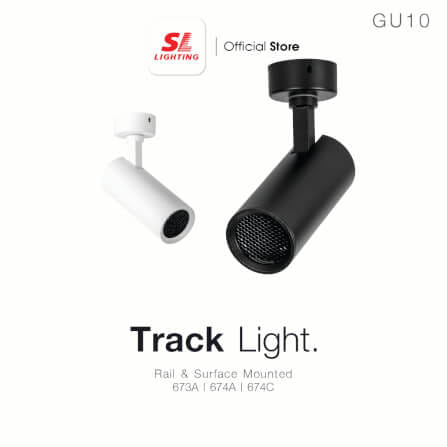 แทรคไลท์ ติดลอย GU10 SL LIGHTING 674C สีขาว_3
