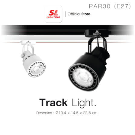 แทรคไลท์ ติดราง E27 PAR30 SL LIGHTING 675A สีดำ_3
