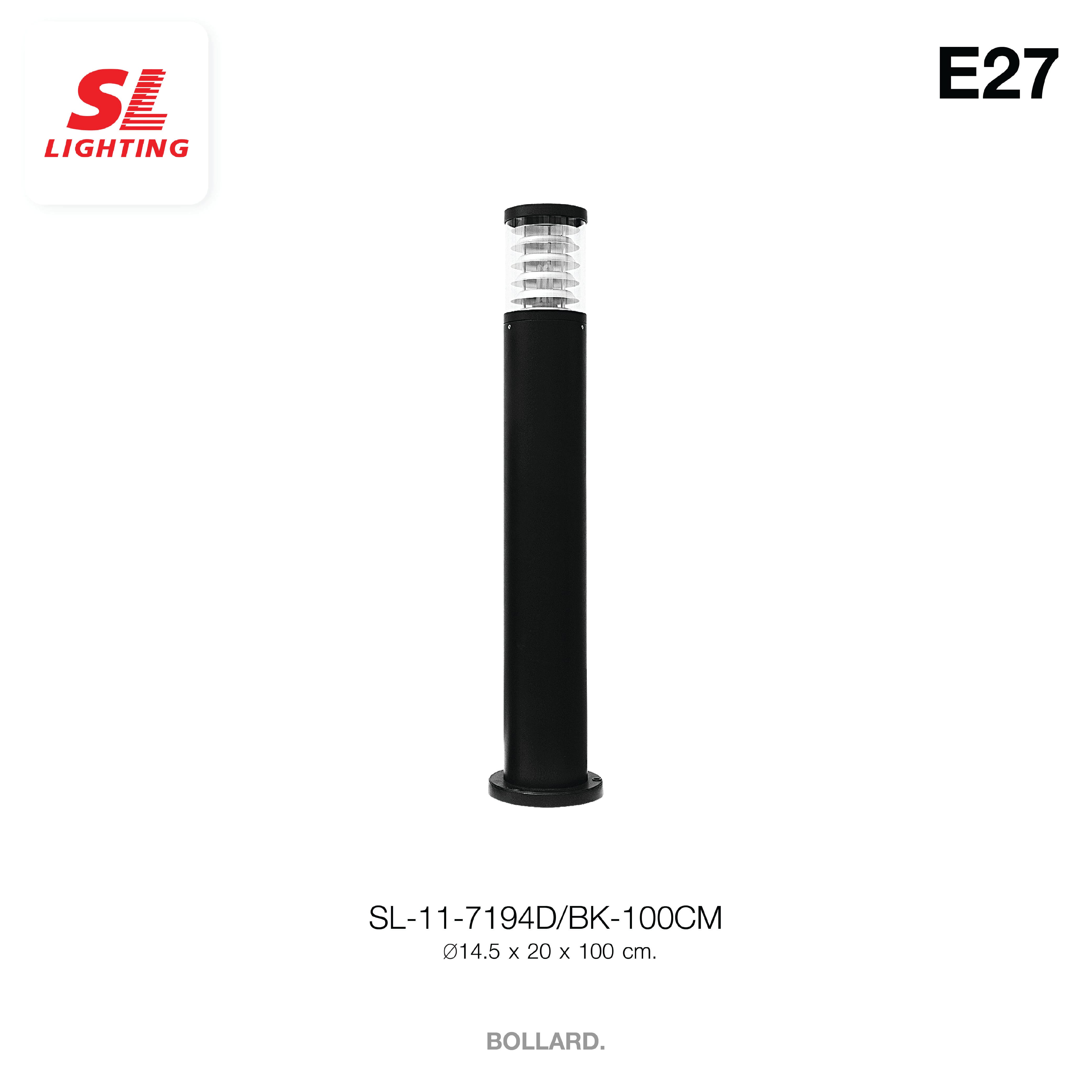 ไฟทางเดิน SL LIGHTING 7194D E27 100 ซม. สีดำ_2