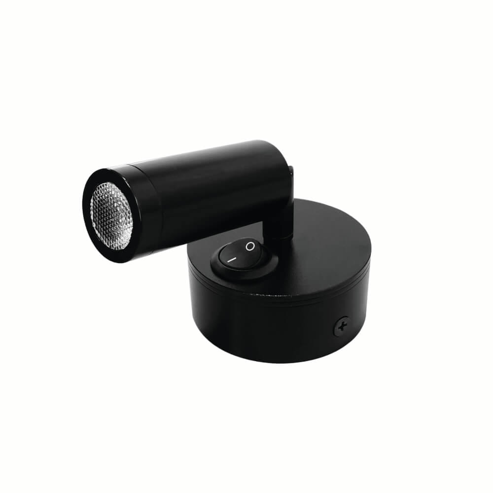 ไฟตู้กระจก LED SL LIGHTING 729C 3 วัตต์ WARM WHITE สีดำ