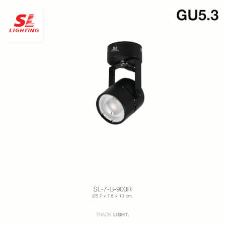 แทรคไลท์ ติดลอย GU10 SL LIGHTING 900R สีดำ_1