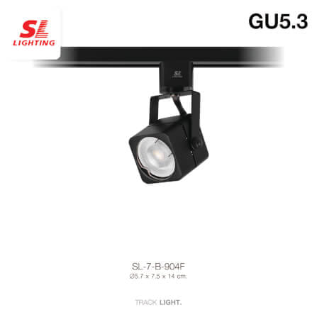 แทรคไลท์ ติดราง GU5.3 SL LIGHTING 904F สีดำ_1