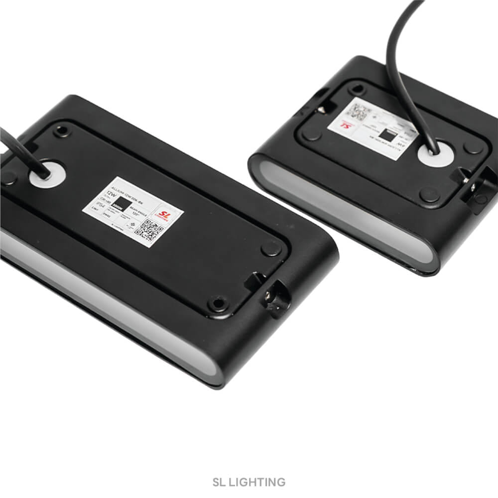ไฟผนังภายนอก LED SL LIGHTING ALLIUM 12 วัตต์ WARM WHITE สีดำ