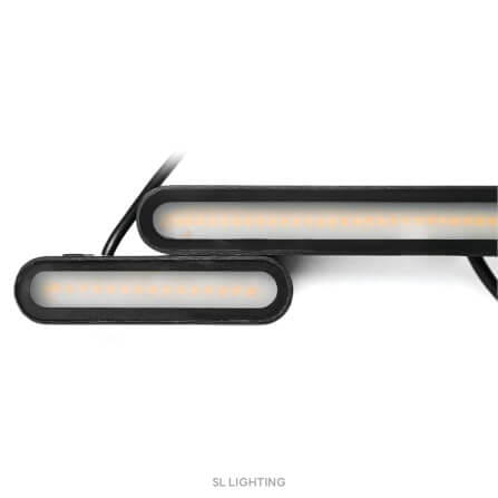 ไฟผนังภายนอก LED SL LIGHTING ALLIUM 12 วัตต์ WARM WHITE สีดำ_2