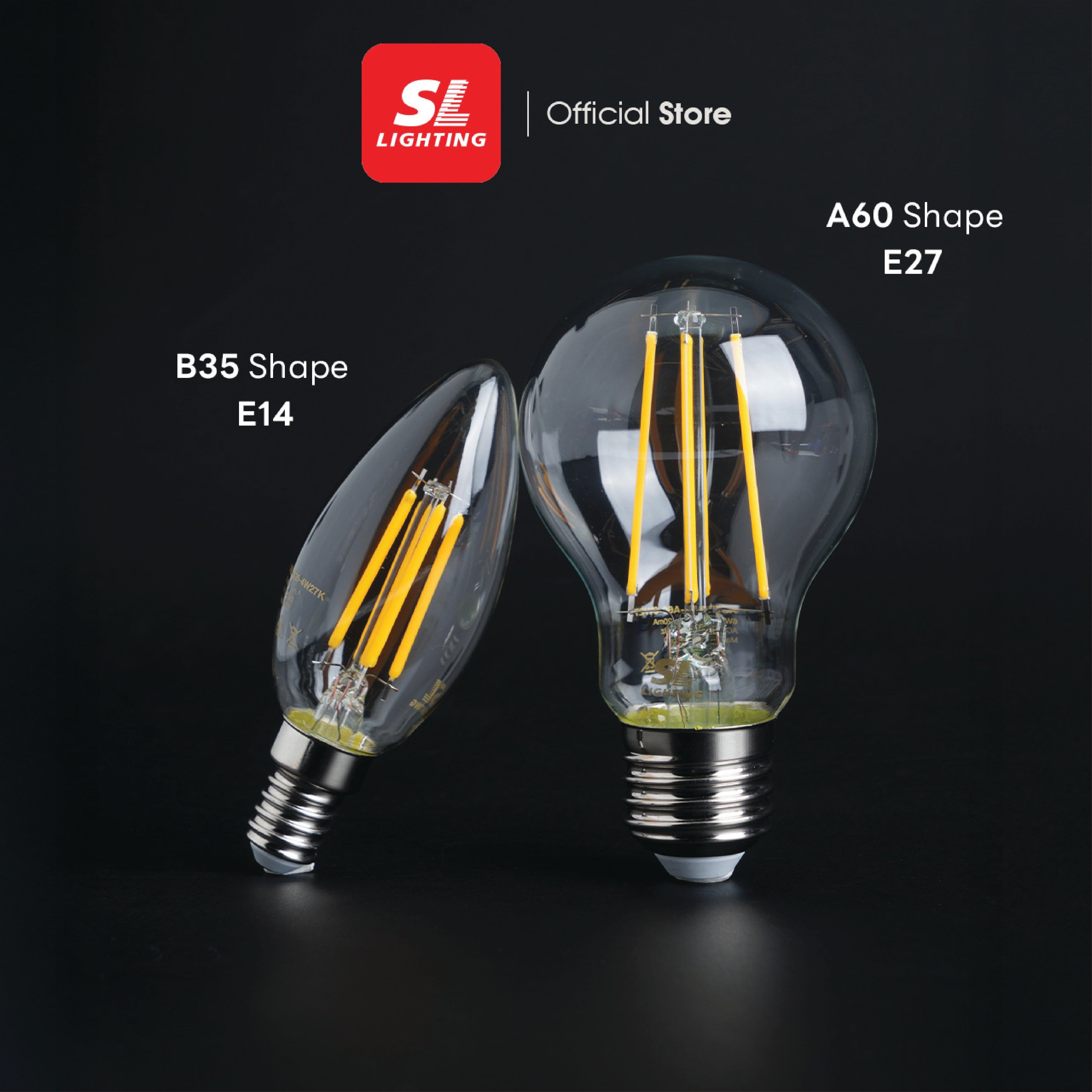 หลอด LED SL LIGHTING FILAMENT B35 E14 4 วัตต์ WARMWHITE_3