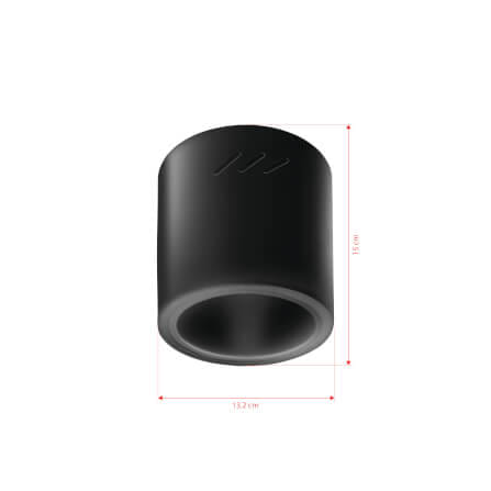 ดาวน์ไลท์ SL LIGHTING AURORA กลม E27 สีดำ_4