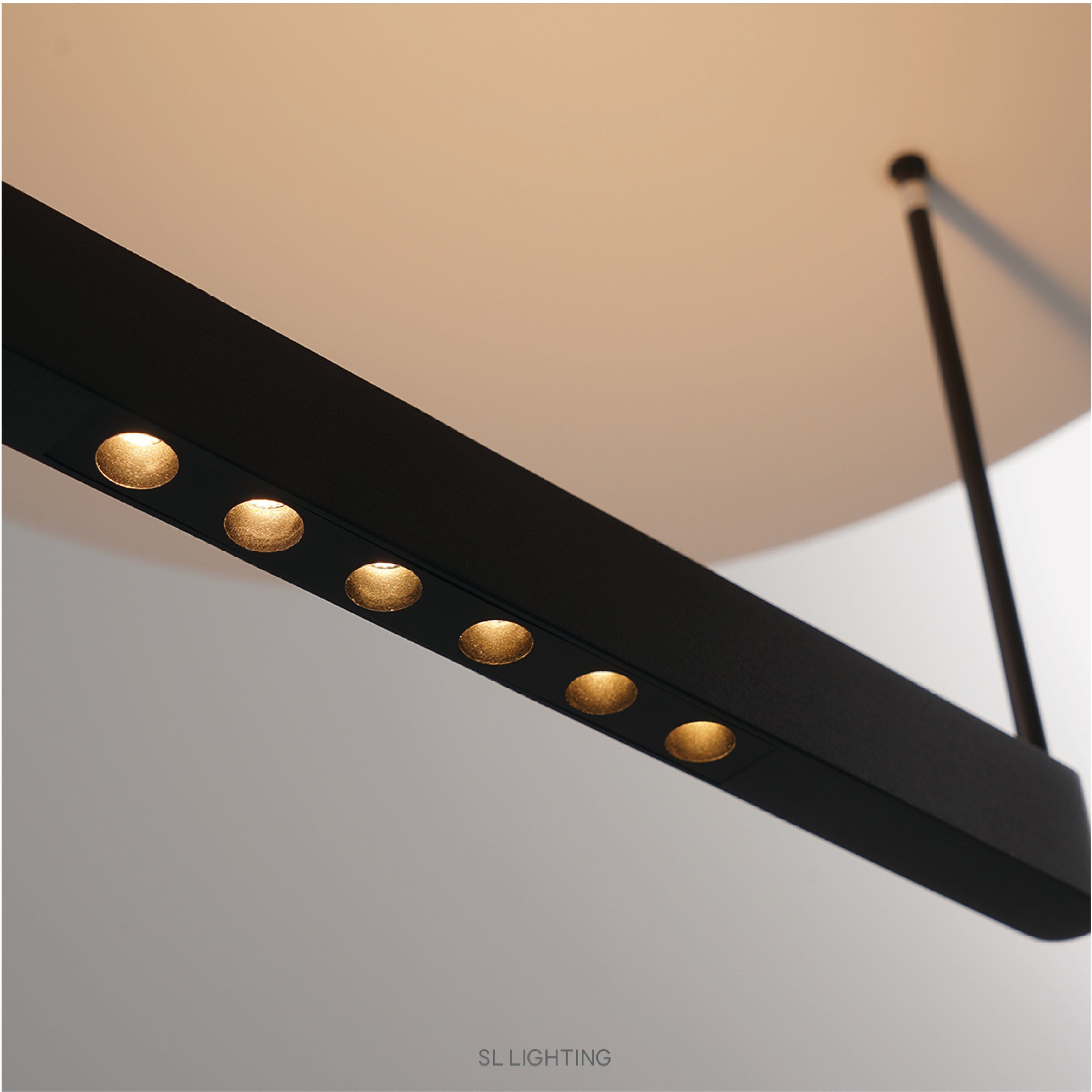 ไฟช่อ LED SL LIGHTING รุ่น CHIPS 23 วัตต์ 42 ซม. WARM WHITE สีดำ_3
