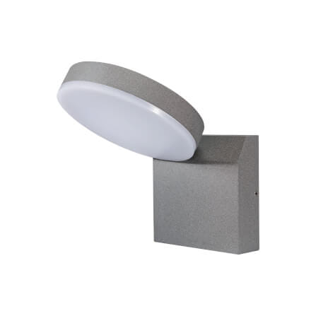 ไฟผนังภายนอก LED SL LIGHTING FIORE 12 วัตต์ WARM WHITE สีเทา_0