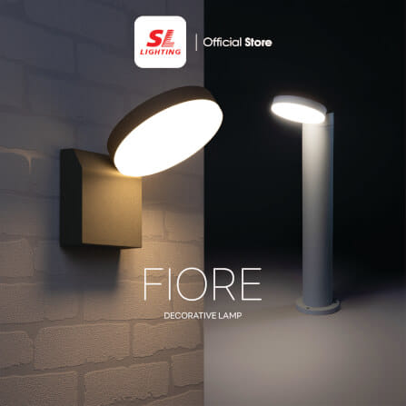 ไฟทางเดิน LED SL LIGHTING FIORE 12 วัตต์ WARM WHITE สีเทา_5