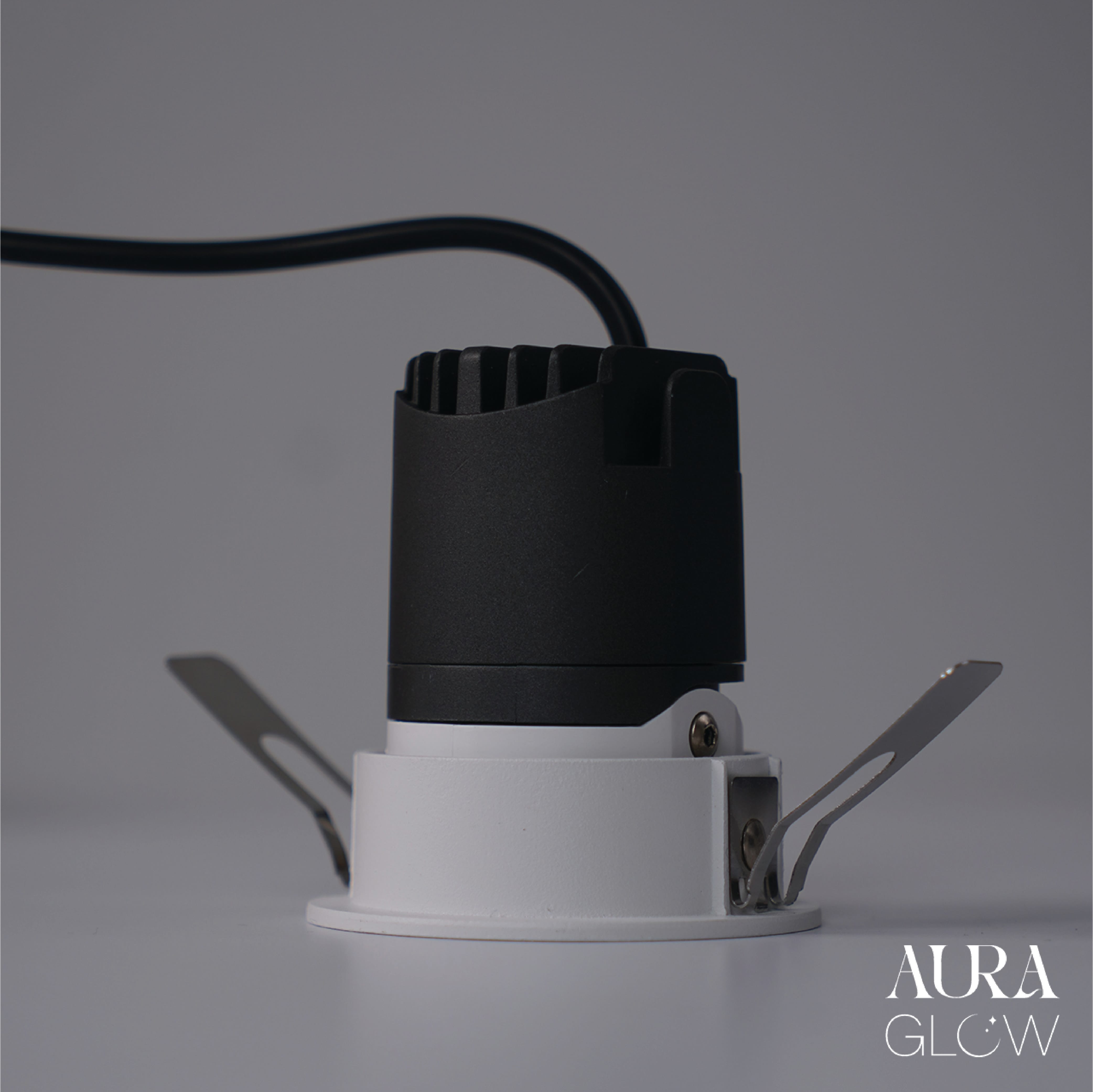 ดาวน์ไลท์ LED SL LIGHTING FLUORITE 12 วัตต์ 36D COOL WHITE สีดำ