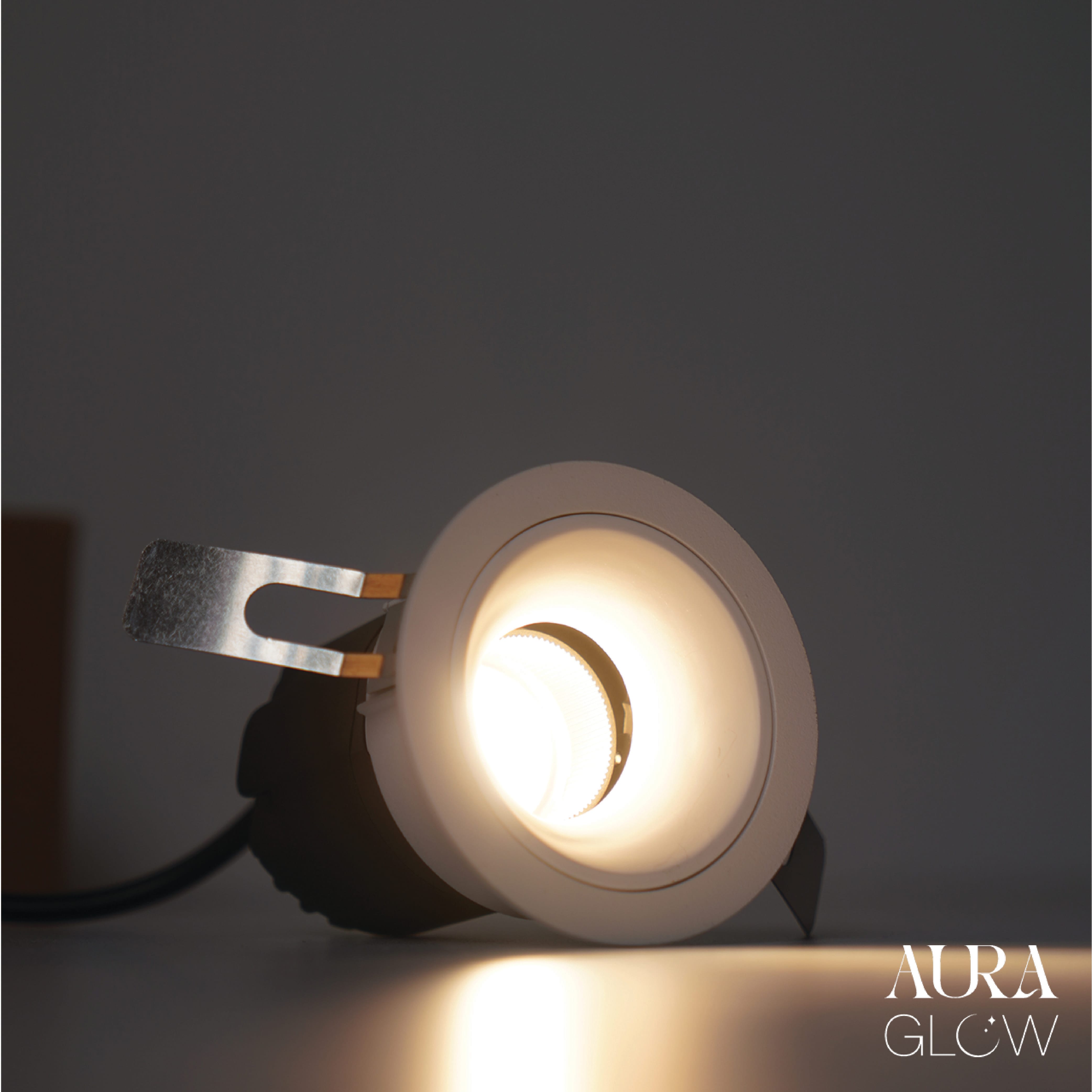 ดาวน์ไลท์ LED SL LIGHTING FLUORITE 12 วัตต์ 36D COOL WHITE สีดำ_5
